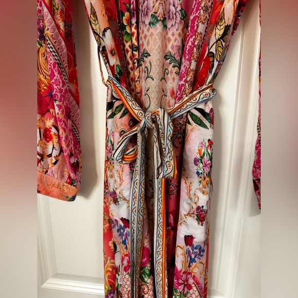 Aratta Floral Multicolor Kimono Goddess Dress - Picture 9 of 16